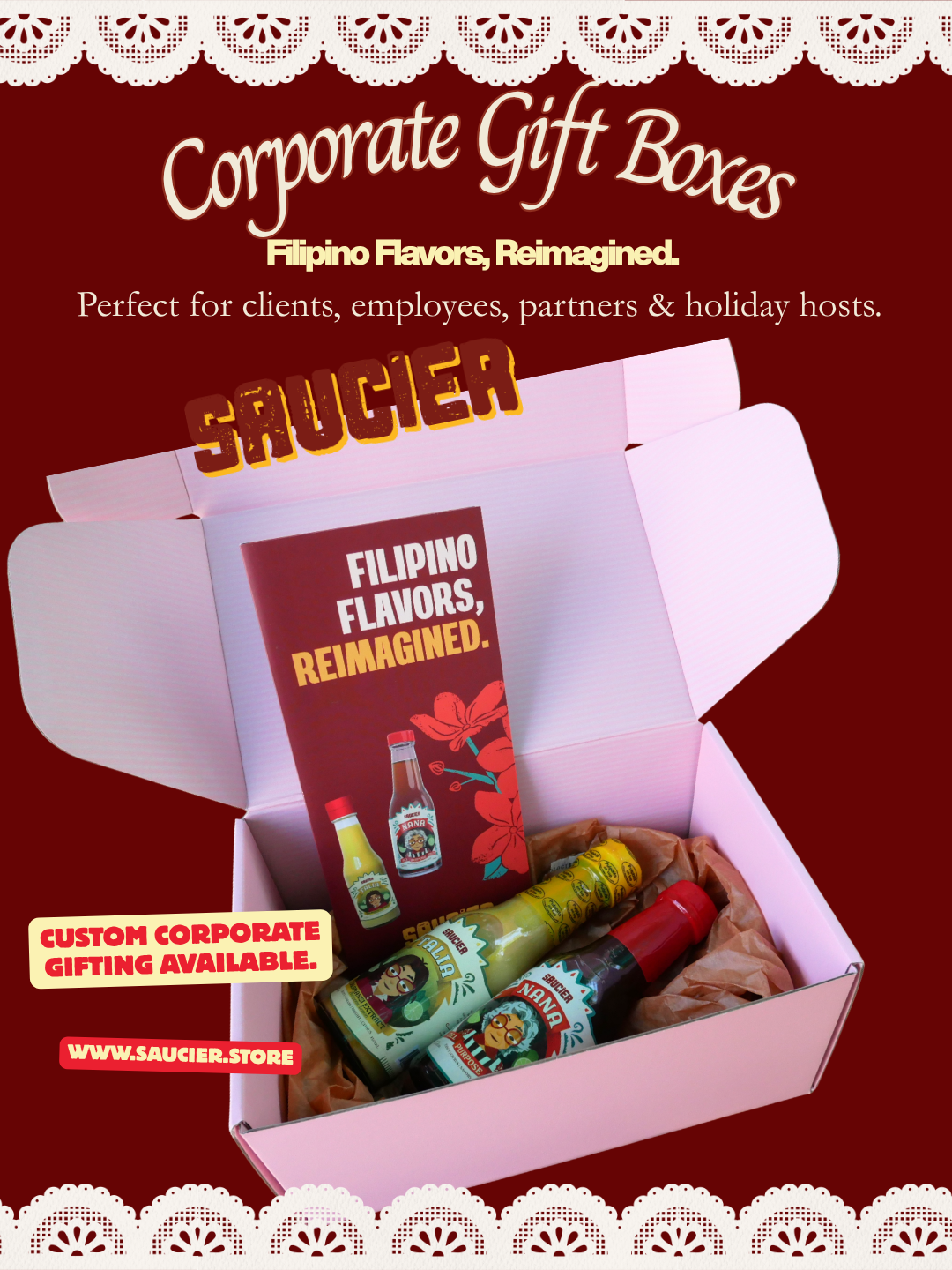 Saucier Corporate Gift Boxes — Filipino Flavors, Reimagined